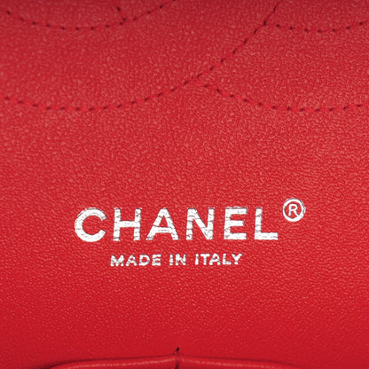 Chanel Lambskin Quilted Jumbo Double Flap Red 7 of 8