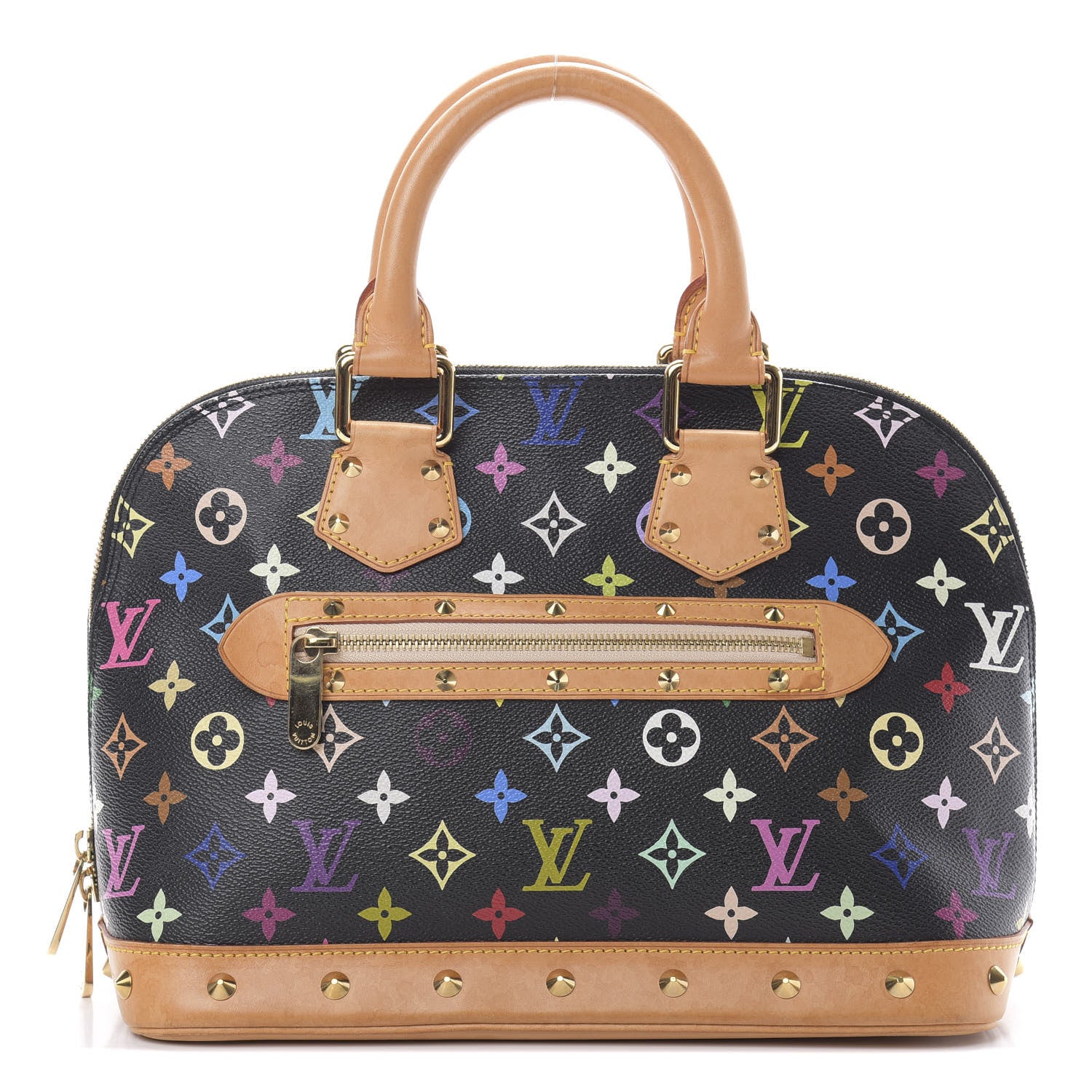Louis Vuitton Monogram Multicolor Alma Black 1 of 15