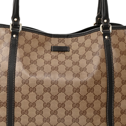 Gucci Crystal Monogram Medium Joy Tote Beige Ebony Testa Di Moro 8 of 12