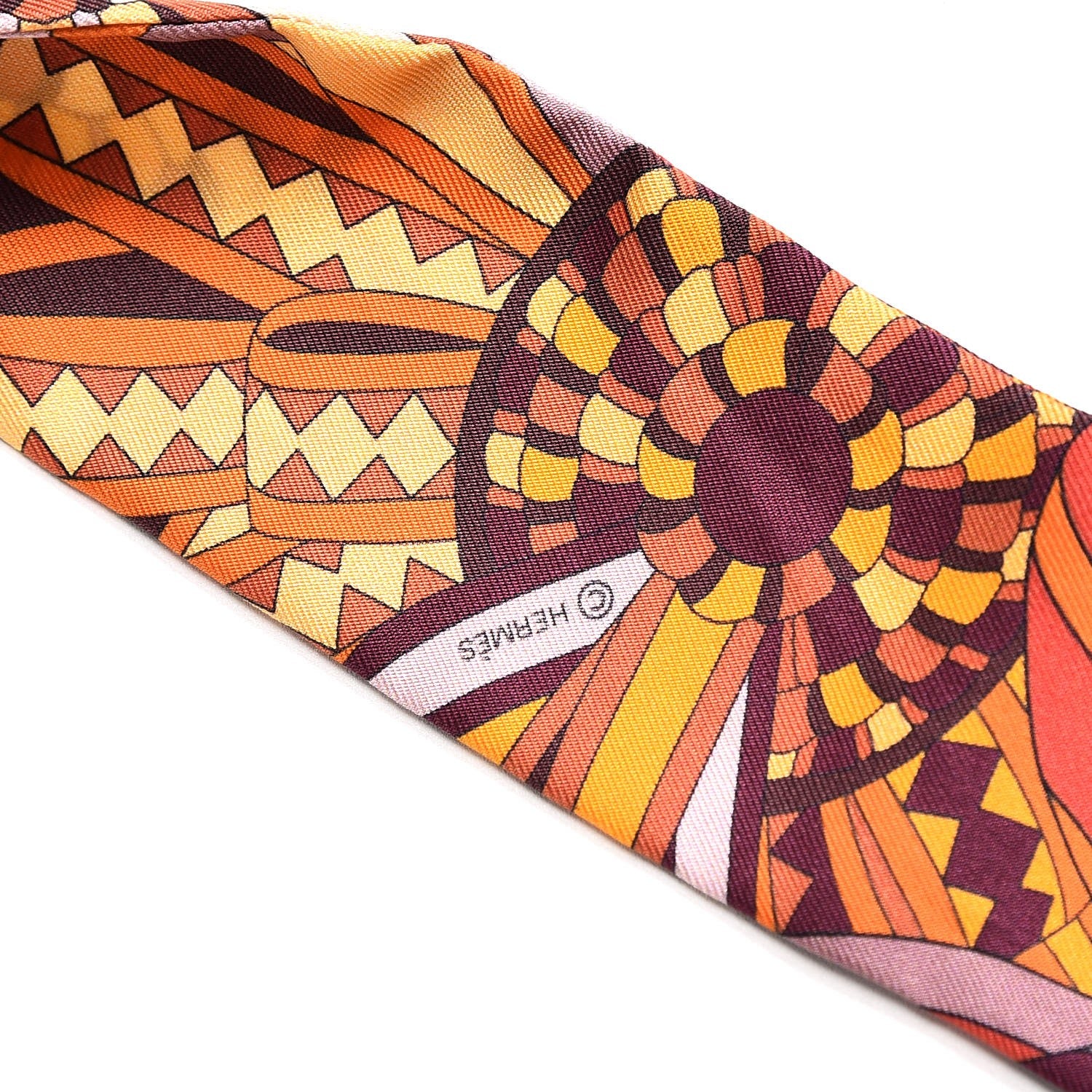 Hermes Silk Les Flots Du Cheval Twilly 4 of 5