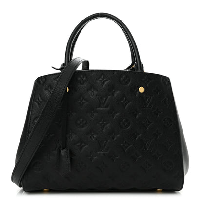 Louis Vuitton Empreinte Montaigne MM Black 1 of 11