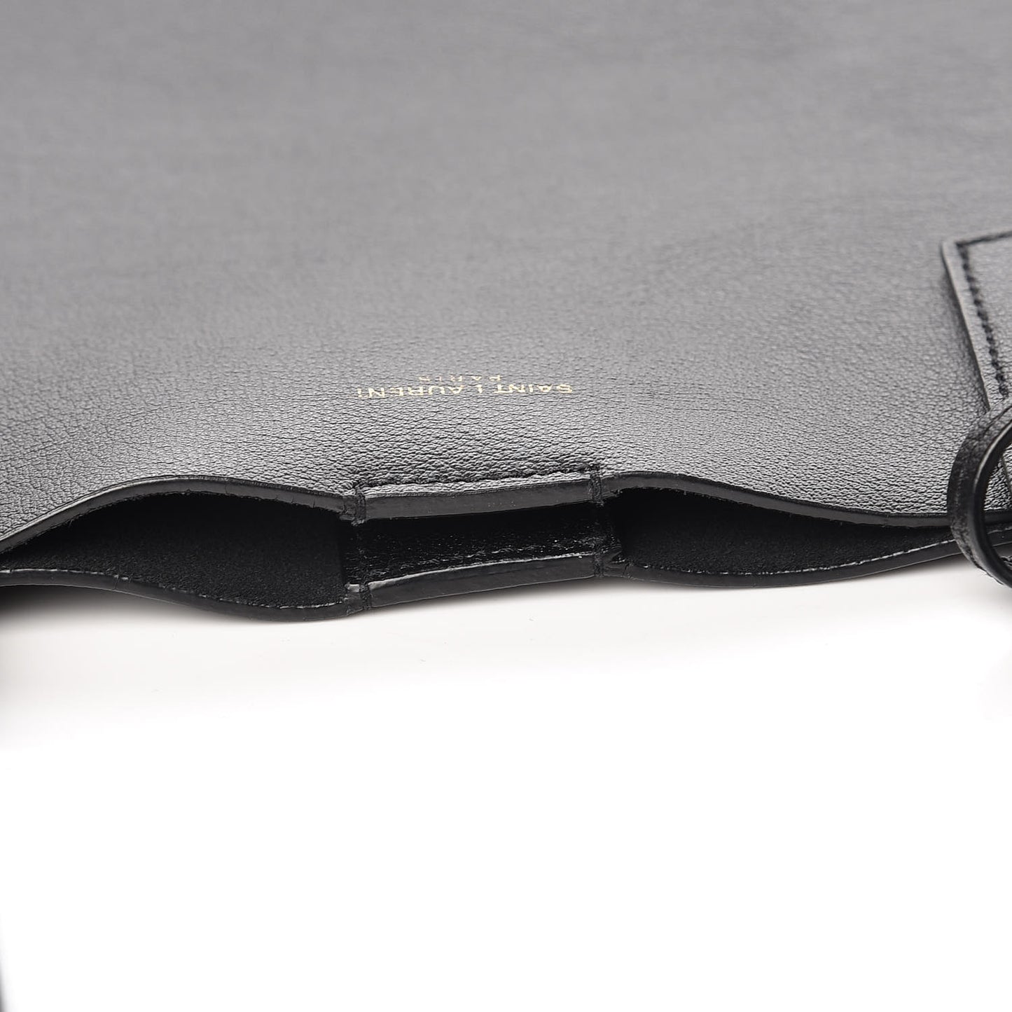 Calfskin Medium Shopping Tote Black