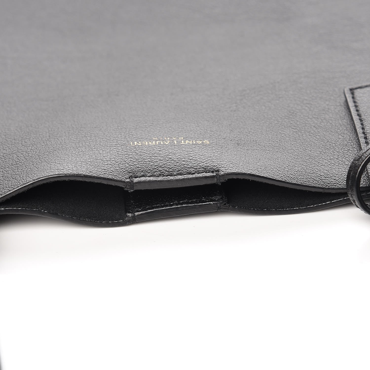 Saint Laurent Calfskin Medium Shopping Tote Black 12 of 18