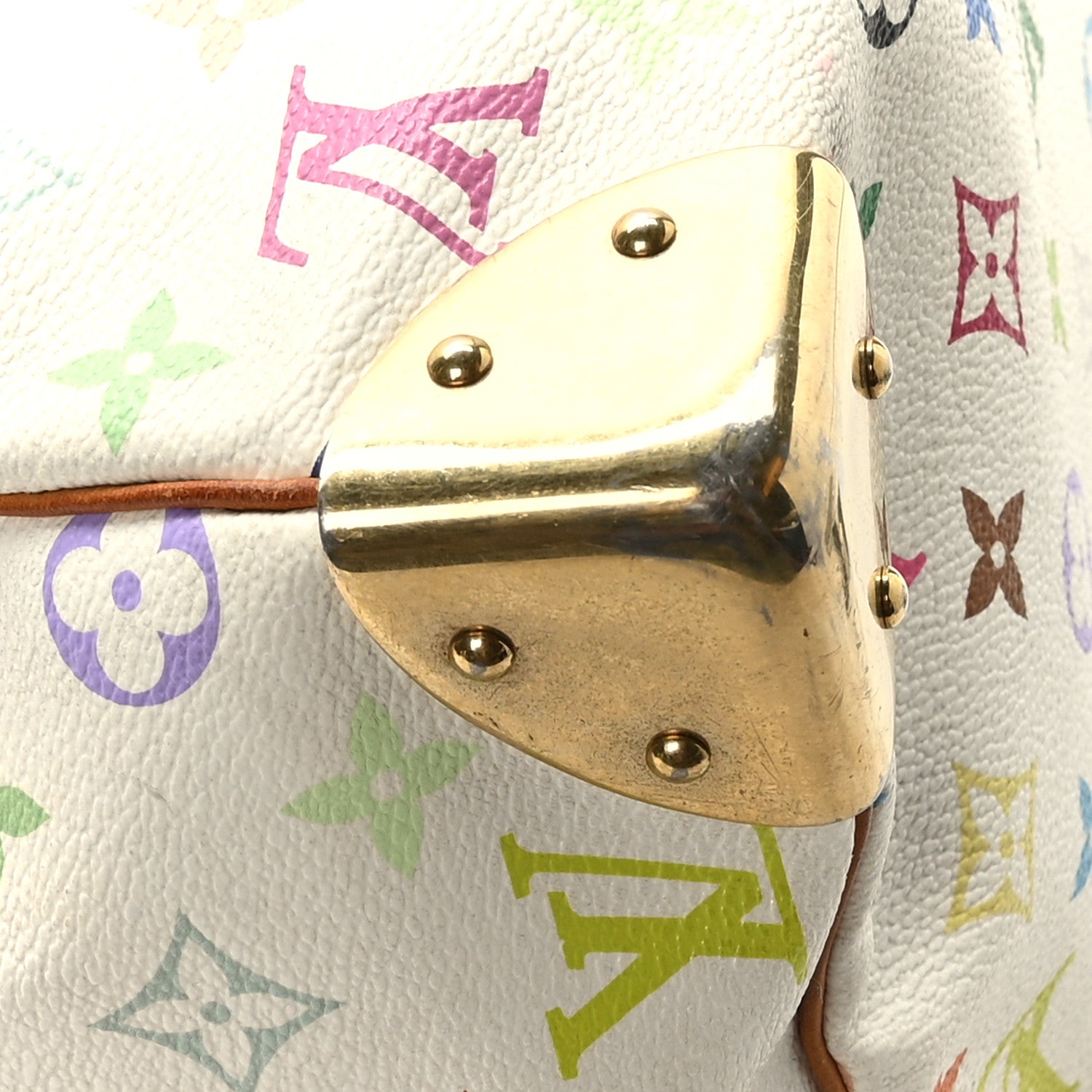 Louis Vuitton Monogram Multicolor Speedy 30 White 9 of 10