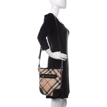 Burberry Supernova Check Small Dryden Crossbody Bag Black 2 of 19