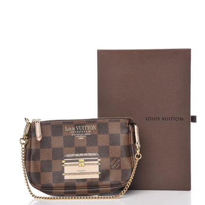 Louis Vuitton Damier Ebene Trunks and Locks Mini Pochette Accessories 10 of 10