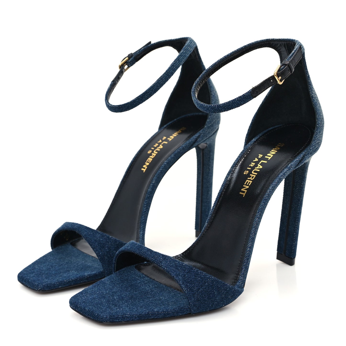 Denim Bea 105 Ankle Strap Sandals 36 Blue Jeans