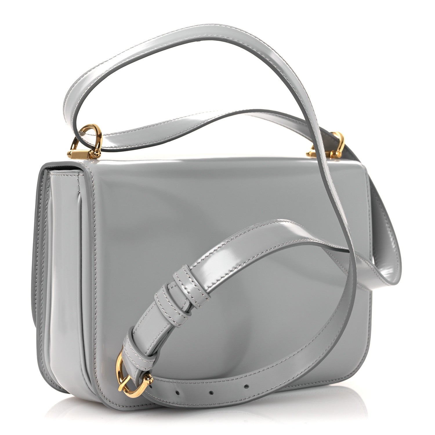Gucci Calfskin Siena Small Shoulder Bag Grey 3 of 11