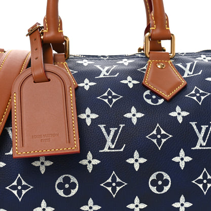 Louis Vuitton Calfskin Monogram Speedy P9 Bandouliere 25 Indigo 9 of 11