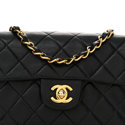 Chanel Lambskin Quilted Mini Square Flap Black 8 of 13