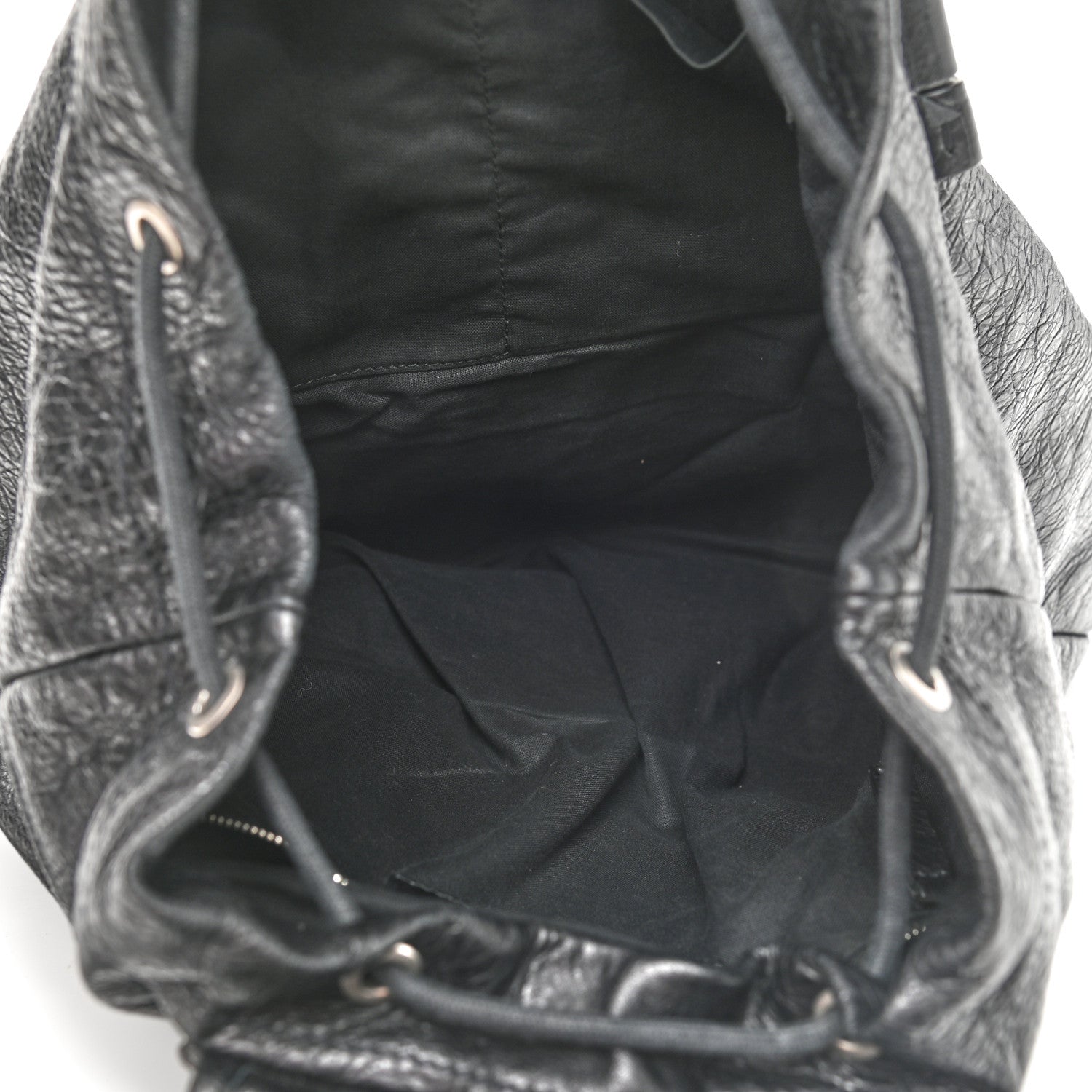 Balenciaga Agneau Classic Silver Hardware S Traveler Backpack Black 4 of 9