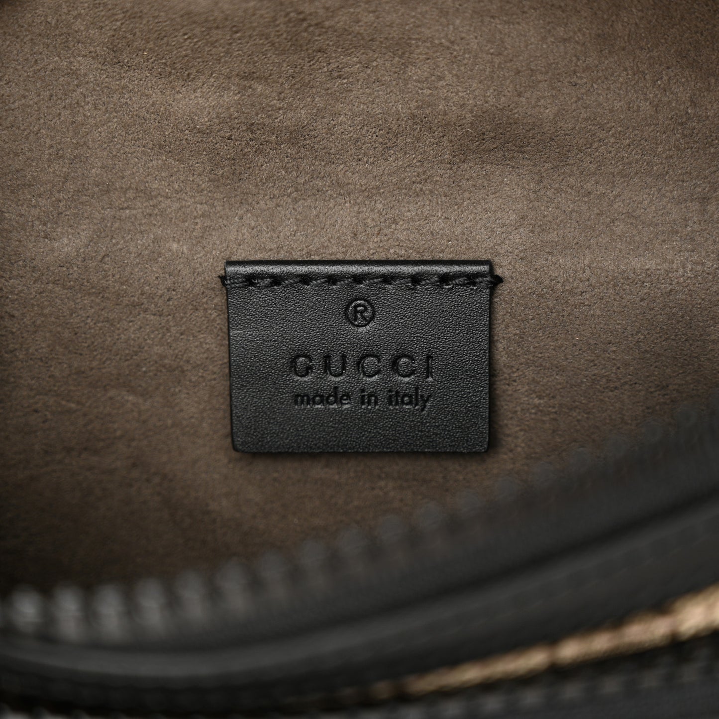 GG Supreme Monogram Belt Bag Black