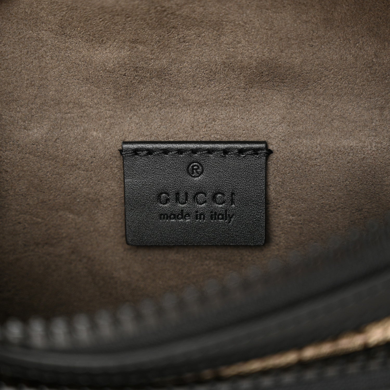 Gucci GG Supreme Monogram Belt Bag Black 6 of 11