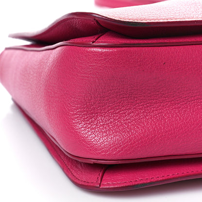 Miu Miu Goatskin Madras Bicolore Shopping Tote Rosa Peonia 8 of 11