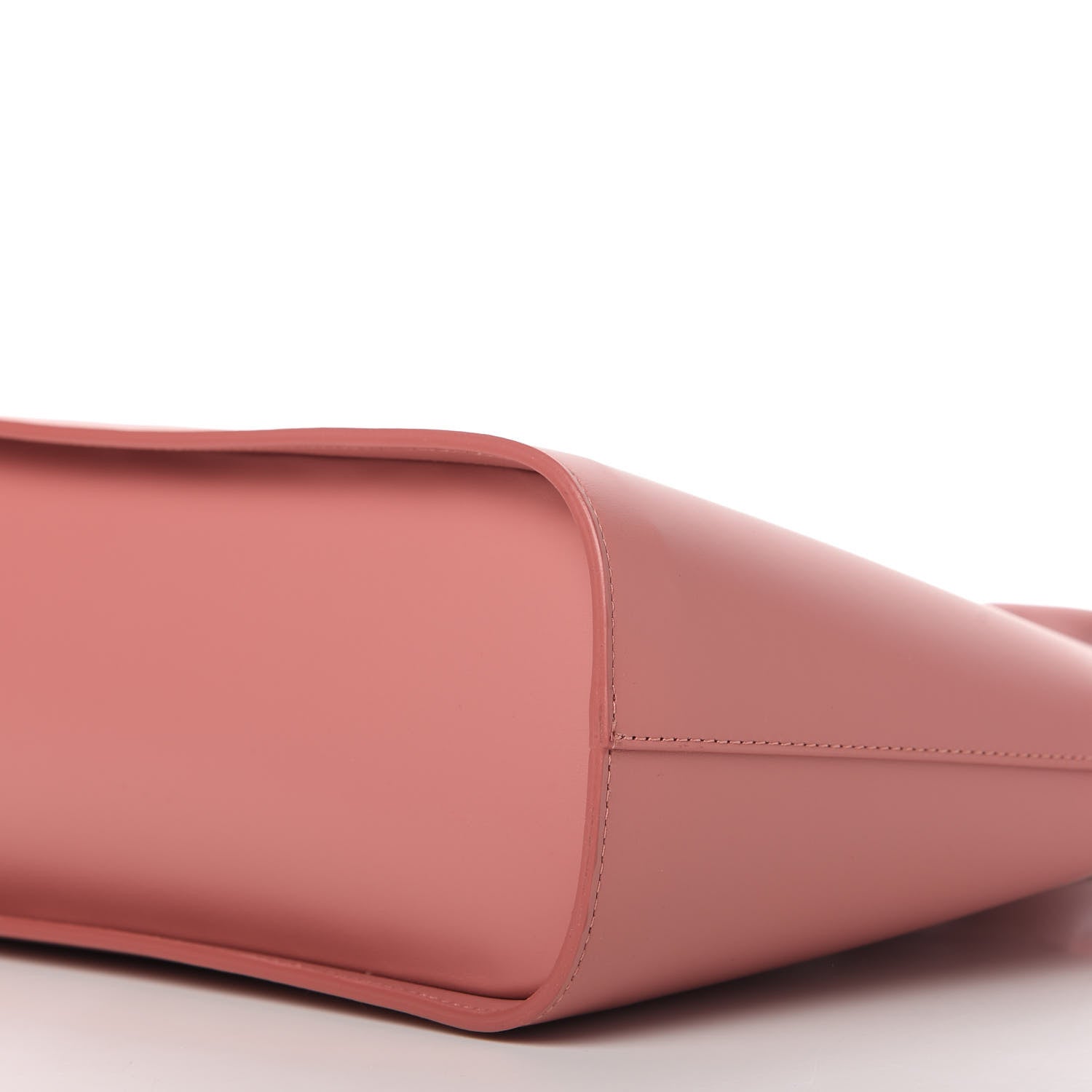 Mansur Gavriel Calfskin Top Handle Rounded Bag Blush 7 of 9