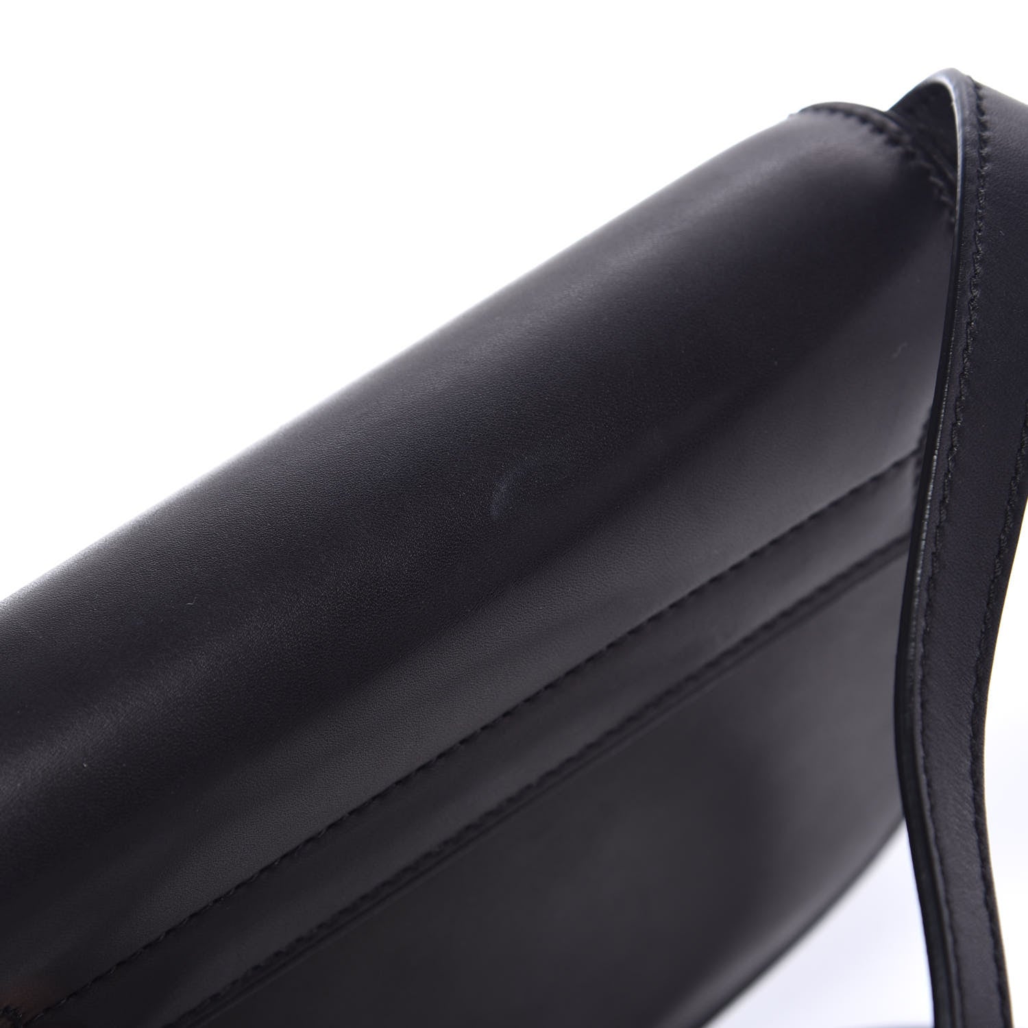 Saint Laurent Smooth Calfskin Classic Monogram Small Kaia Satchel Black 10 of 12