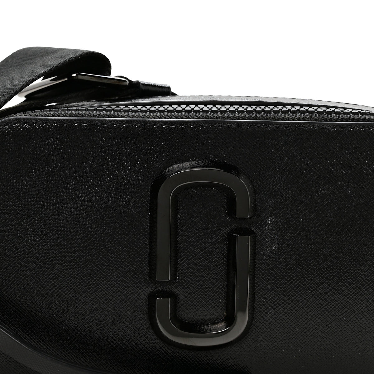 Saffiano Snapshot Camera Bag Black