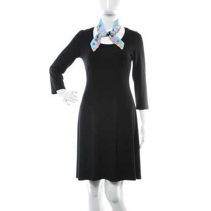 Hermes Silk Parures Des Maharajas Twilly Ciel Black Rose Vif 2 of 5