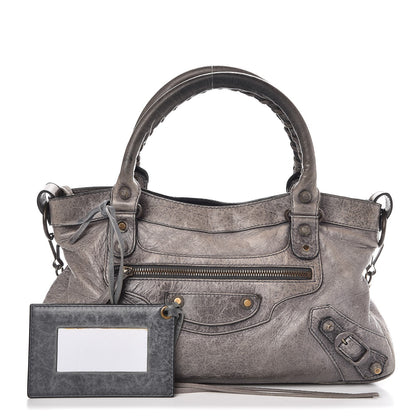 Balenciaga Agneau Rubber Covered Classic Hardware First Anthracite 1 of 21