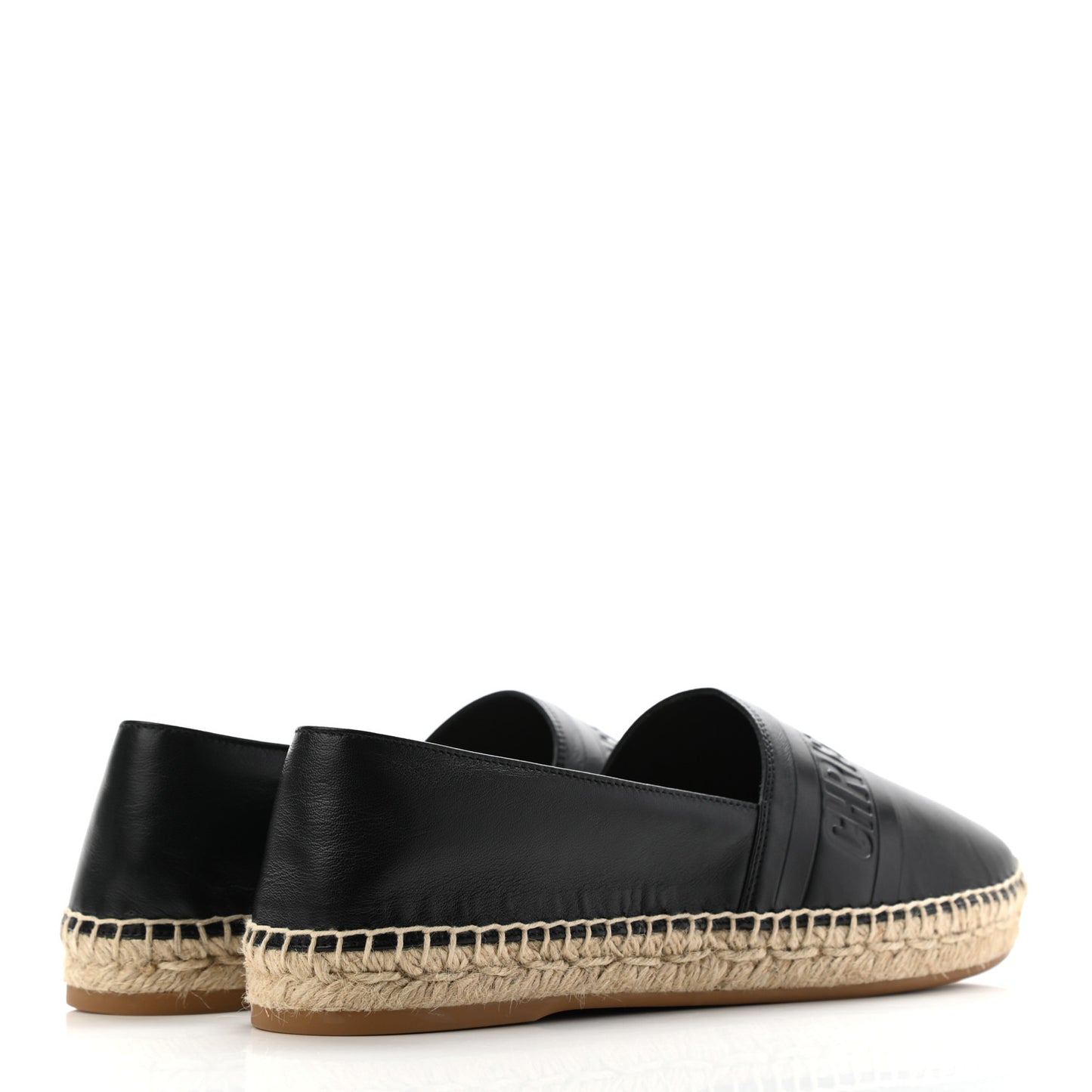 Lambskin Granville Espadrilles 39.5 Black