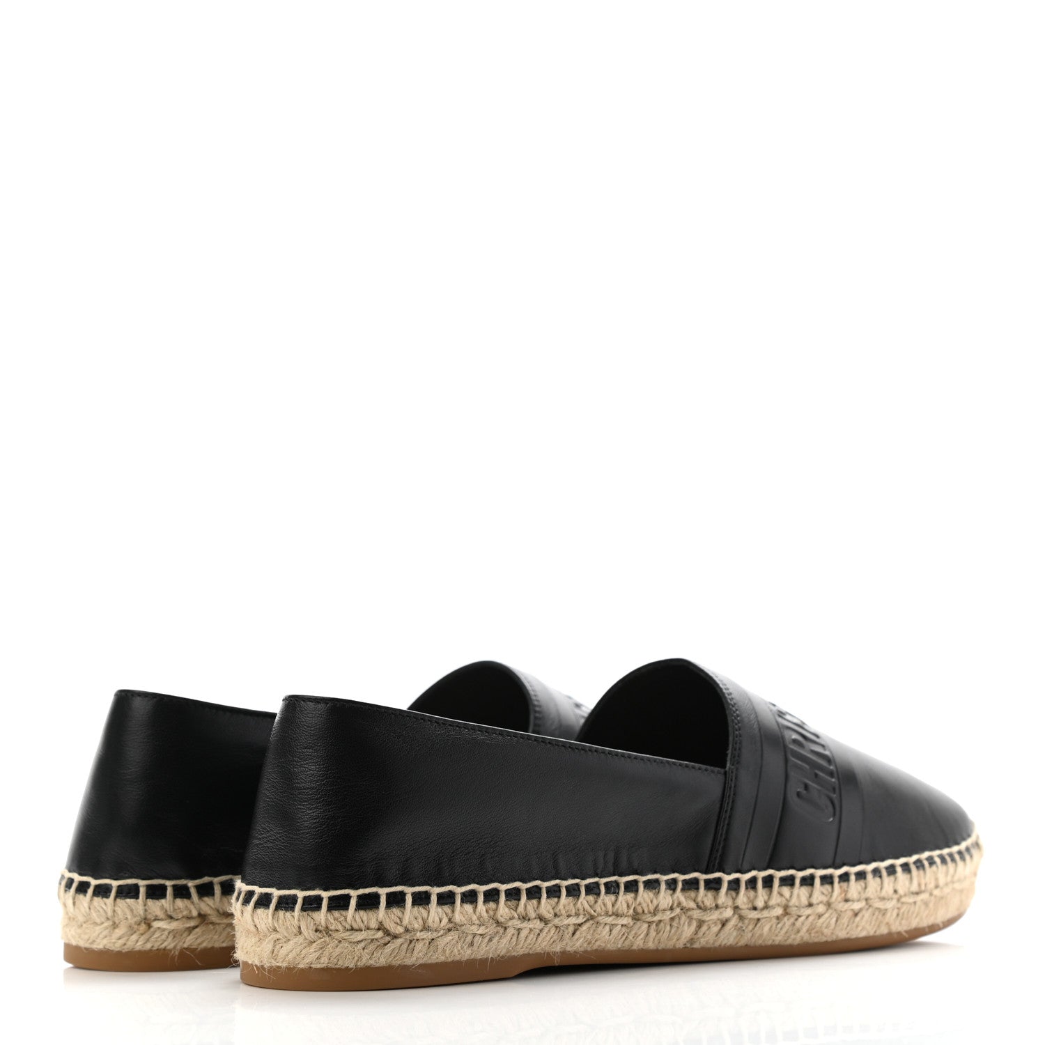 Christian Dior Lambskin Granville Espadrilles 39.5 Black 4 of 10