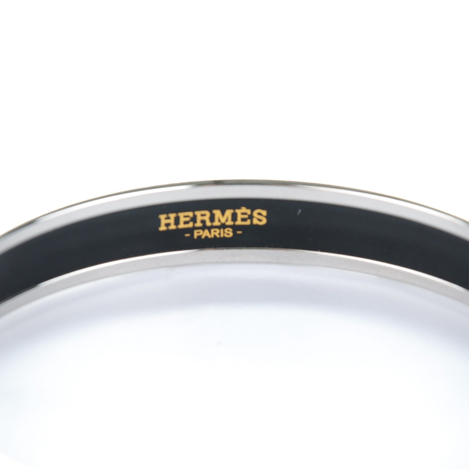 Hermes Enamel Printed Narrow Bracelet 70 3 of 5