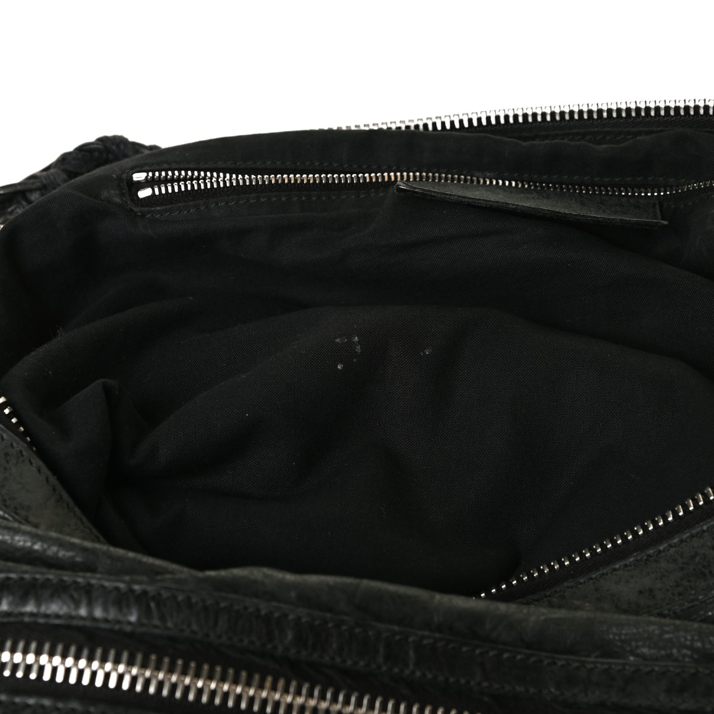 Chevre Giant 21 Silver Hardware Day Hobo Black