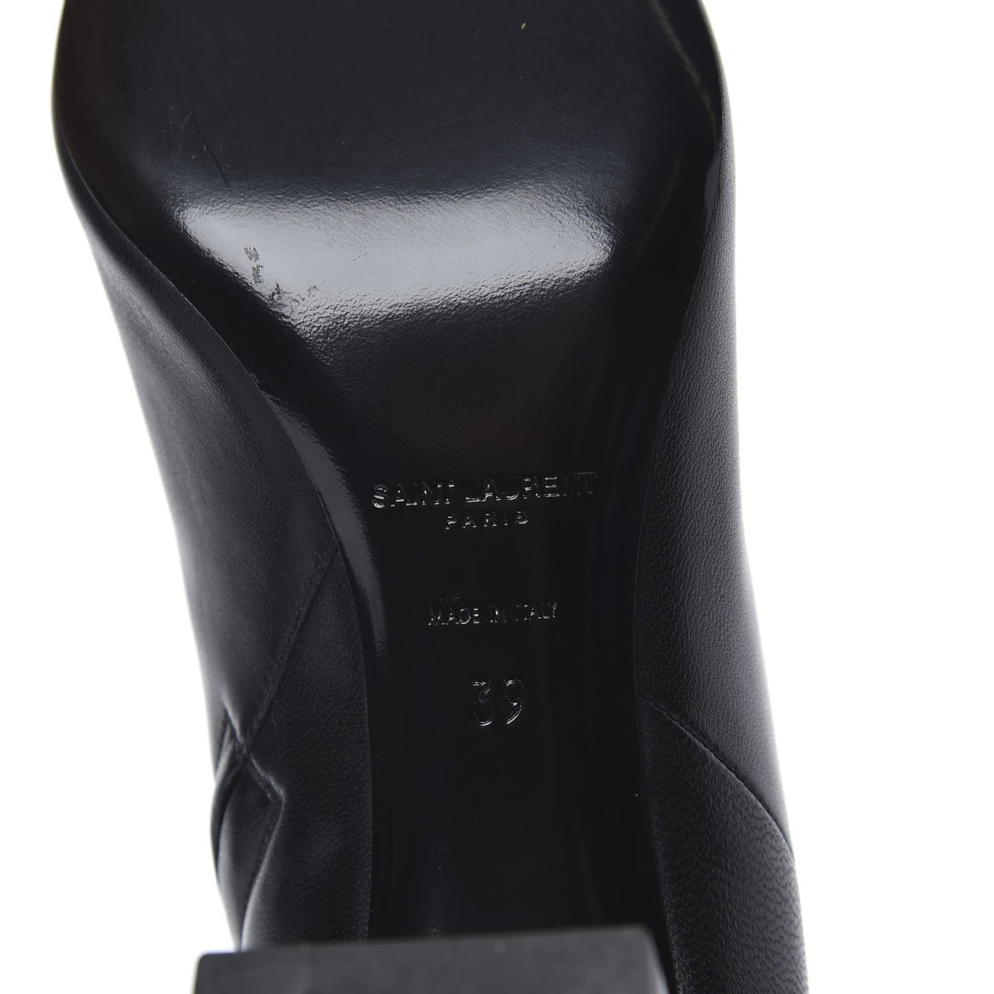 Nappa Vendome Loulou Ankle Zip Boot 39 Black
