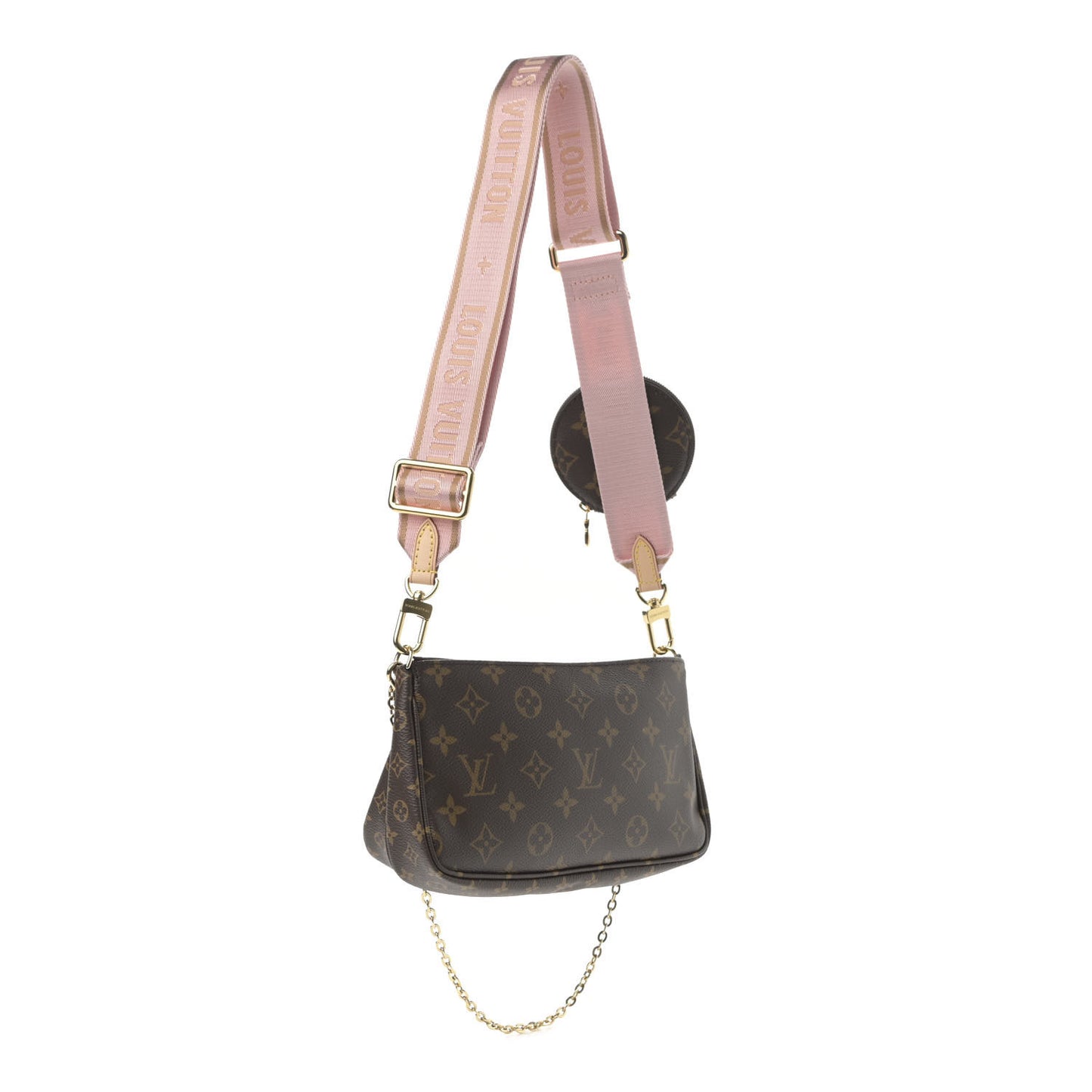Monogram Multi Pochette Accessories Rose Clair