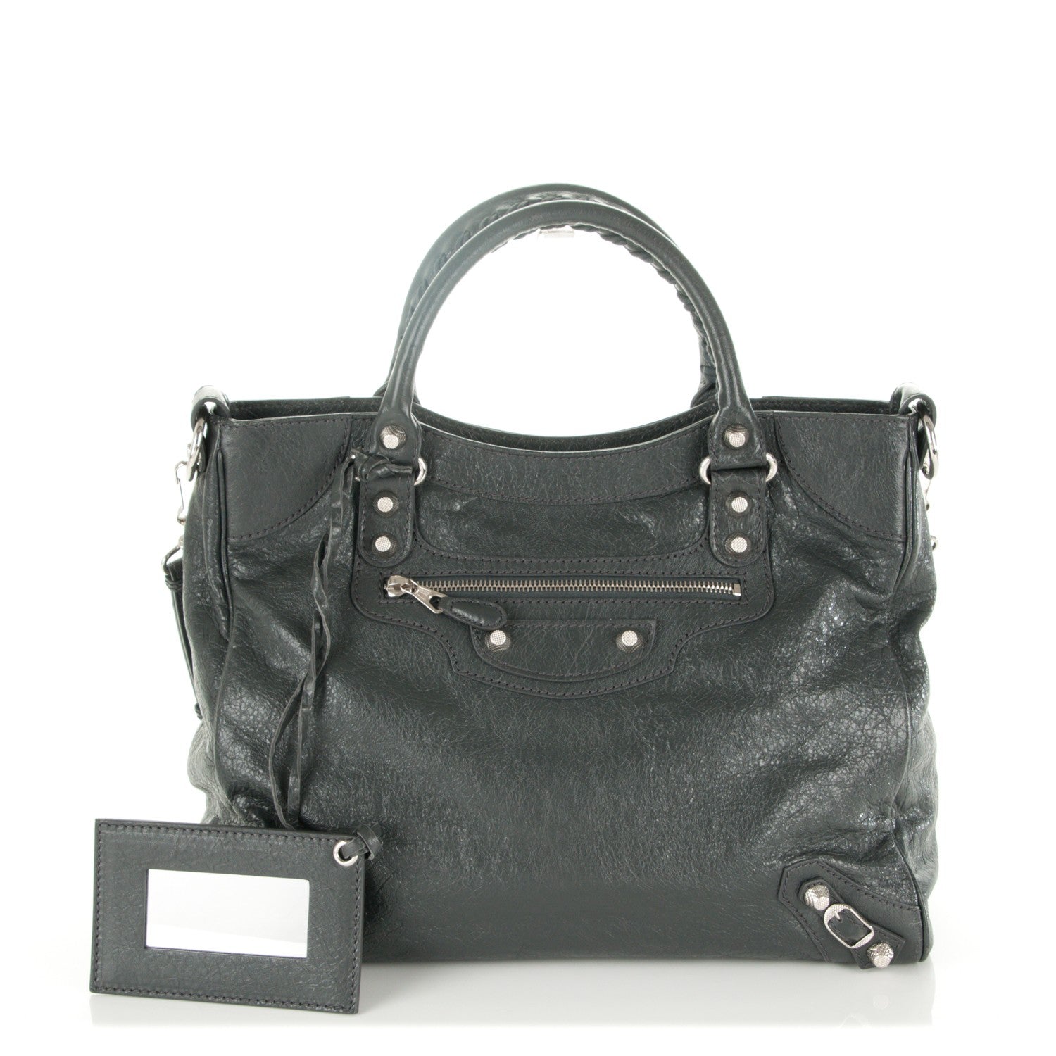 Balenciaga Agneau Giant 12 Silver Hardware Velo Gris Fossile Anthracite 1 of 8