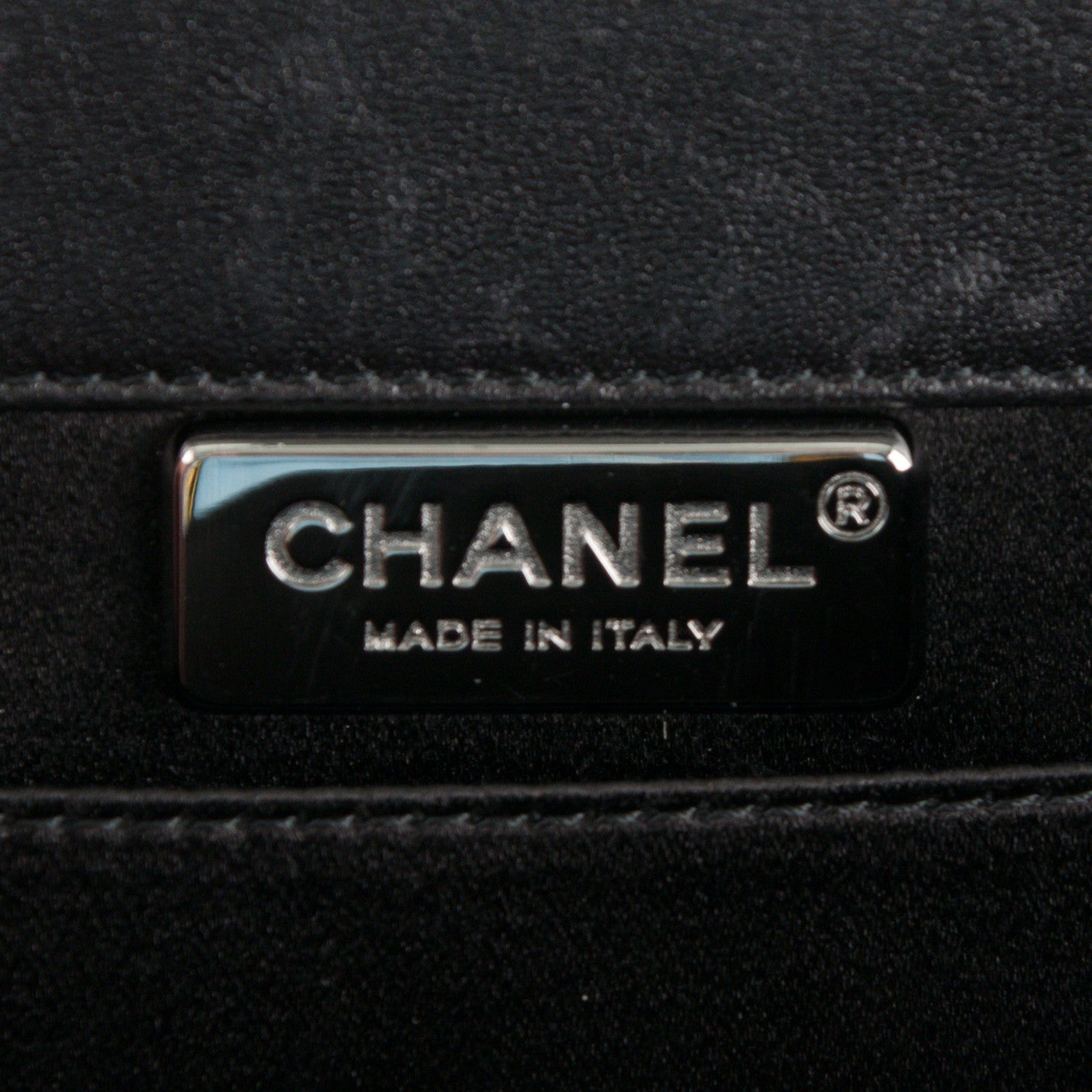 Chanel Calfskin Python Boy Flap Clutch Black 7 of 9