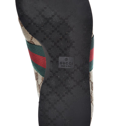 Gucci GG Monogram Suede Vintage Web Womens Sneakers 38 Dark Chestnut 7 of 11