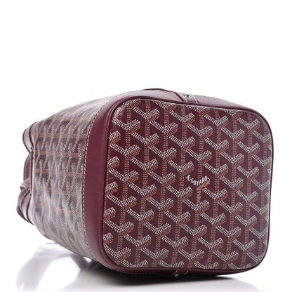 Goyard Goyardine Petit Flot Bucket Bag PM Burgundy 4 of 8