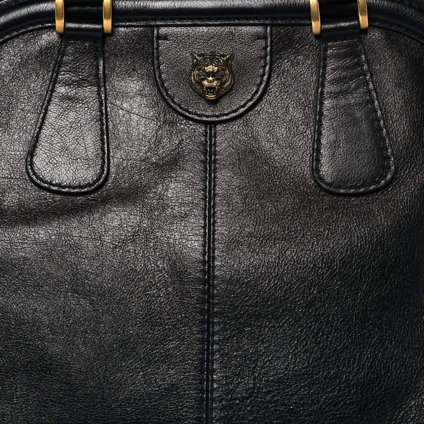 Calfskin Large Re(Belle) Top Handle Bag Black