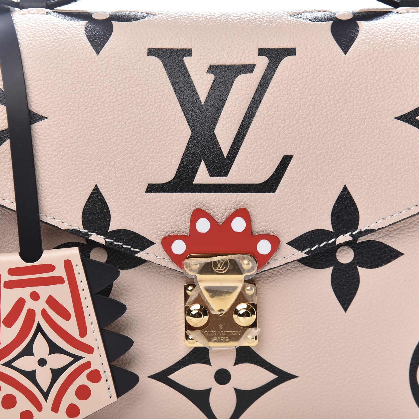 Empreinte Monogram Giant Crafty Pochette Metis Creme Black