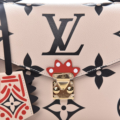 Louis Vuitton Empreinte Monogram Giant Crafty Pochette Metis Creme Black 10 of 10