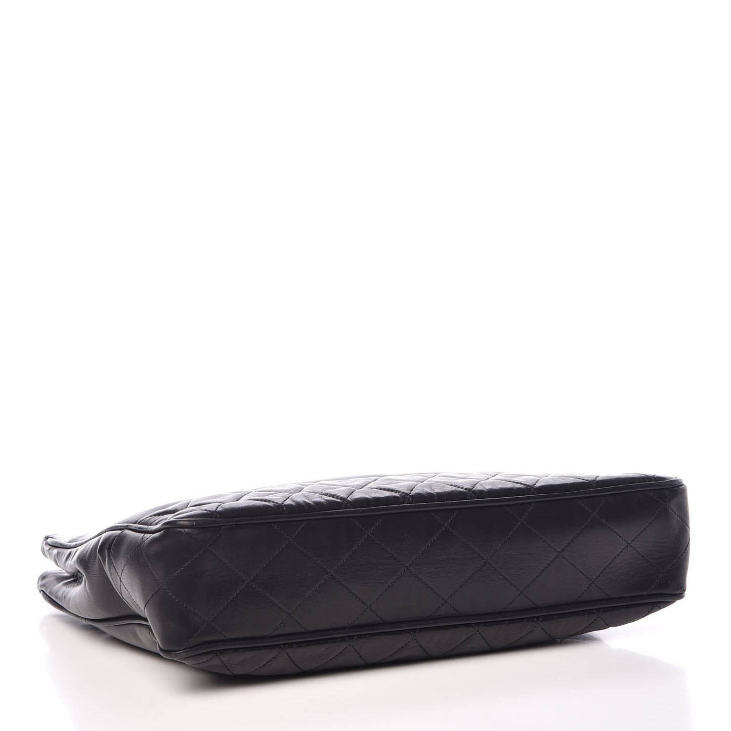 Lambskin Quilted Tote Black