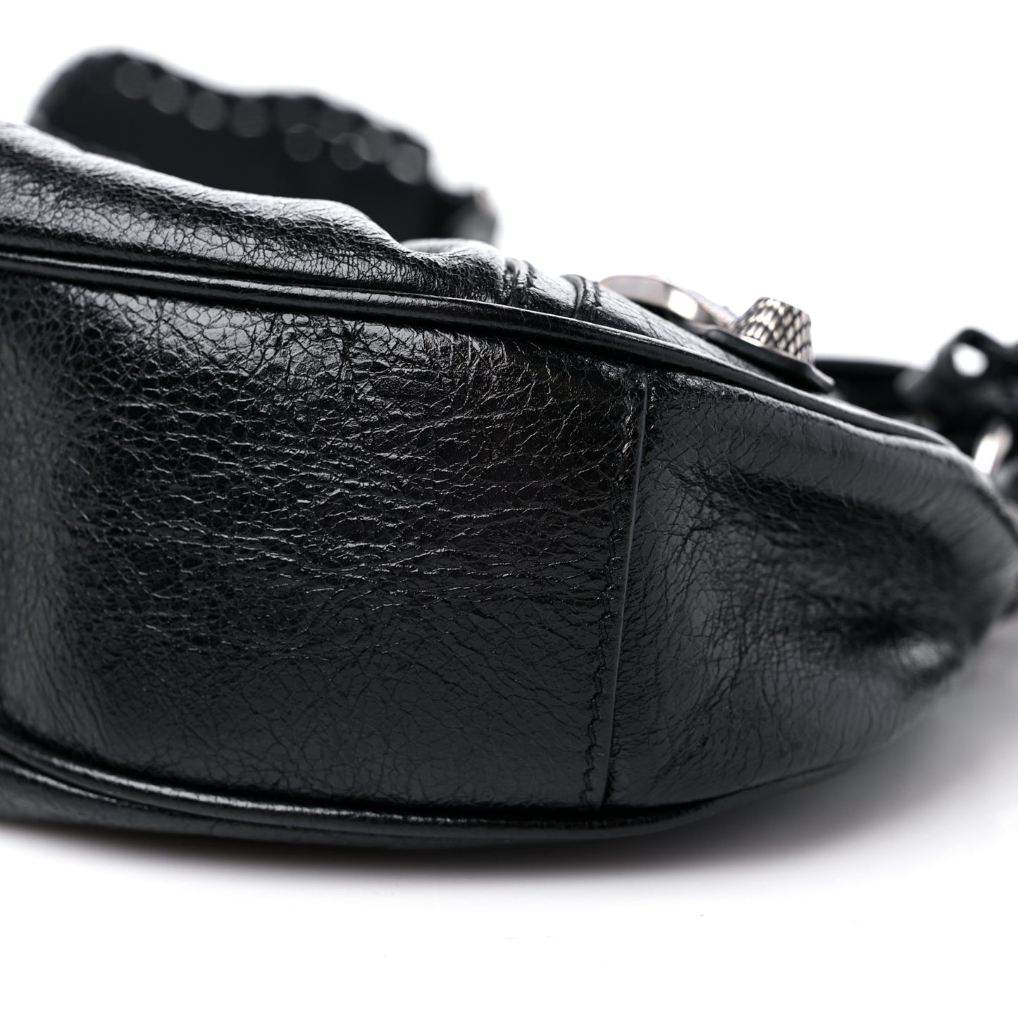 Agneau Arena Le Cagole Shoulder Bag XS Black
