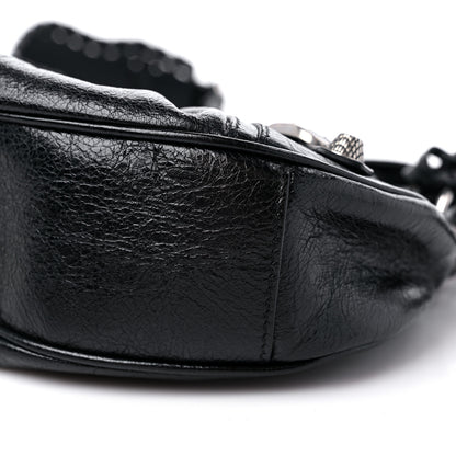 Balenciaga Agneau Arena Le Cagole Shoulder Bag XS Black 10 of 11