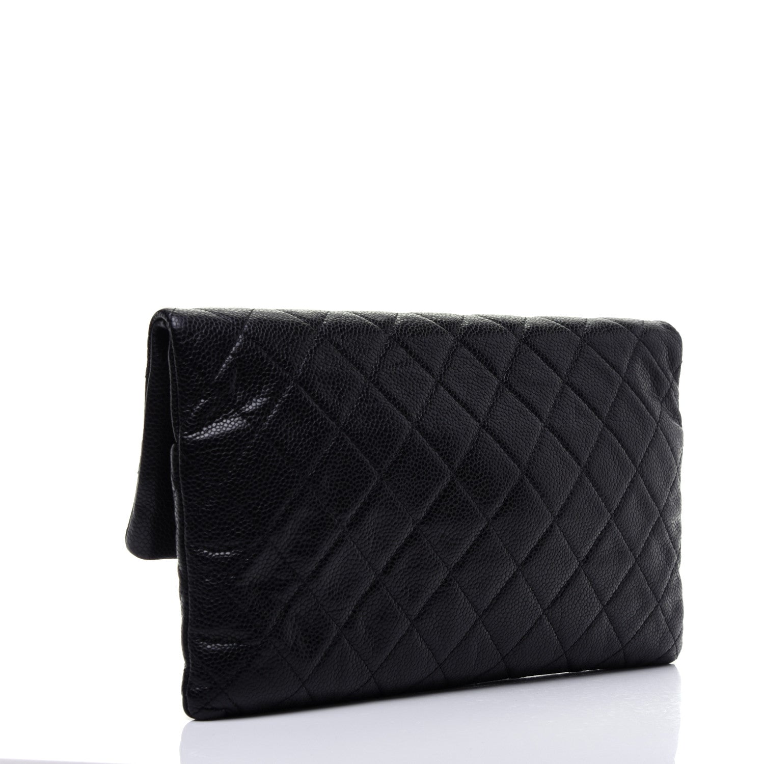 Chanel Caviar Quilted CC Beauty Clutch Black 4 of 11