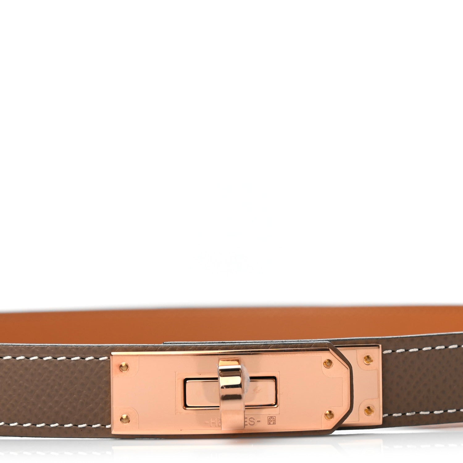Hermes Epsom Kelly Belt Etoupe 4 of 4