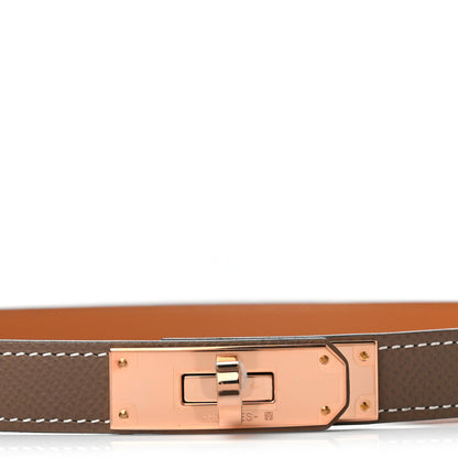 Hermes Epsom Kelly Belt Etoupe 4 of 4
