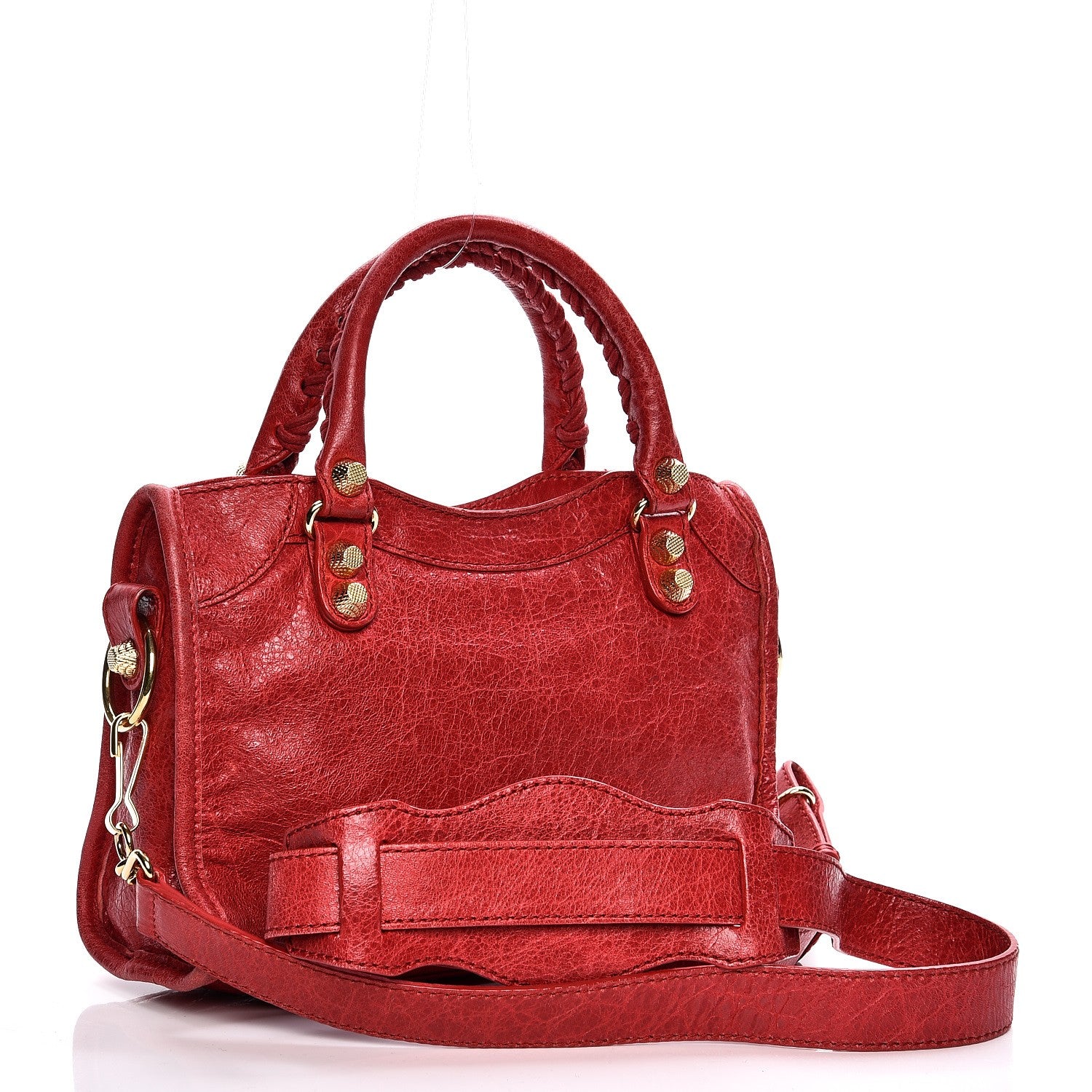 Balenciaga Agneau Giant 12 Gold Hardware Mini City Rouge Cardinal 4 of 12