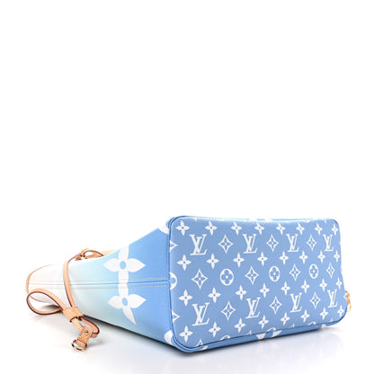 Louis Vuitton Monogram Giant By The Pool Neverfull MM Blue 5 of 10