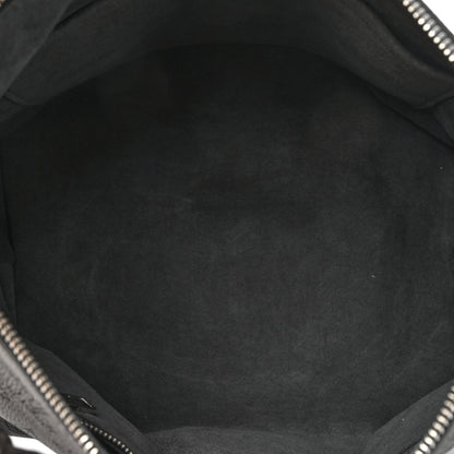 Louis Vuitton Mahina Beaubourg Hobo MM Black 5 of 9