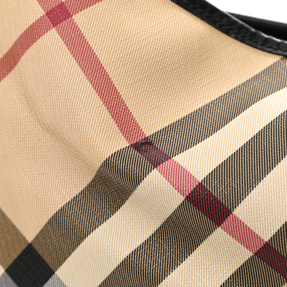 Burberry Supernova Check Large Larkin Hobo Black 10 of 10