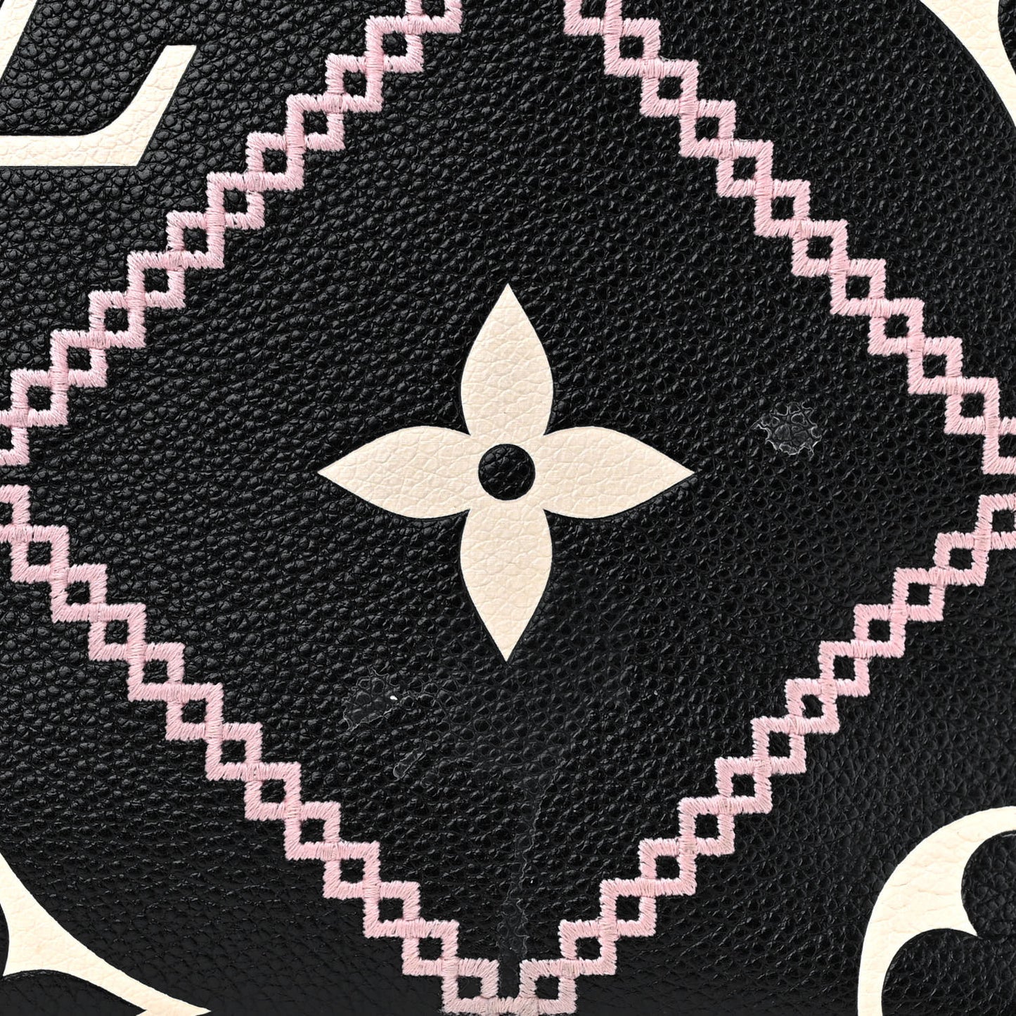 Empreinte Monogram Giant Broderies Neverfull MM Black