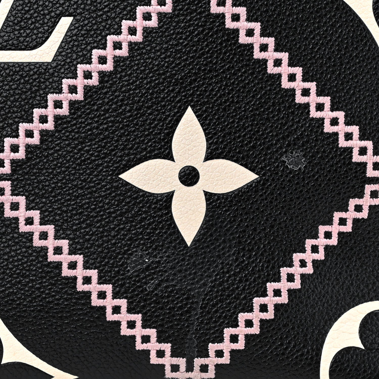 Louis Vuitton Empreinte Monogram Giant Broderies Neverfull MM Black 10 of 11