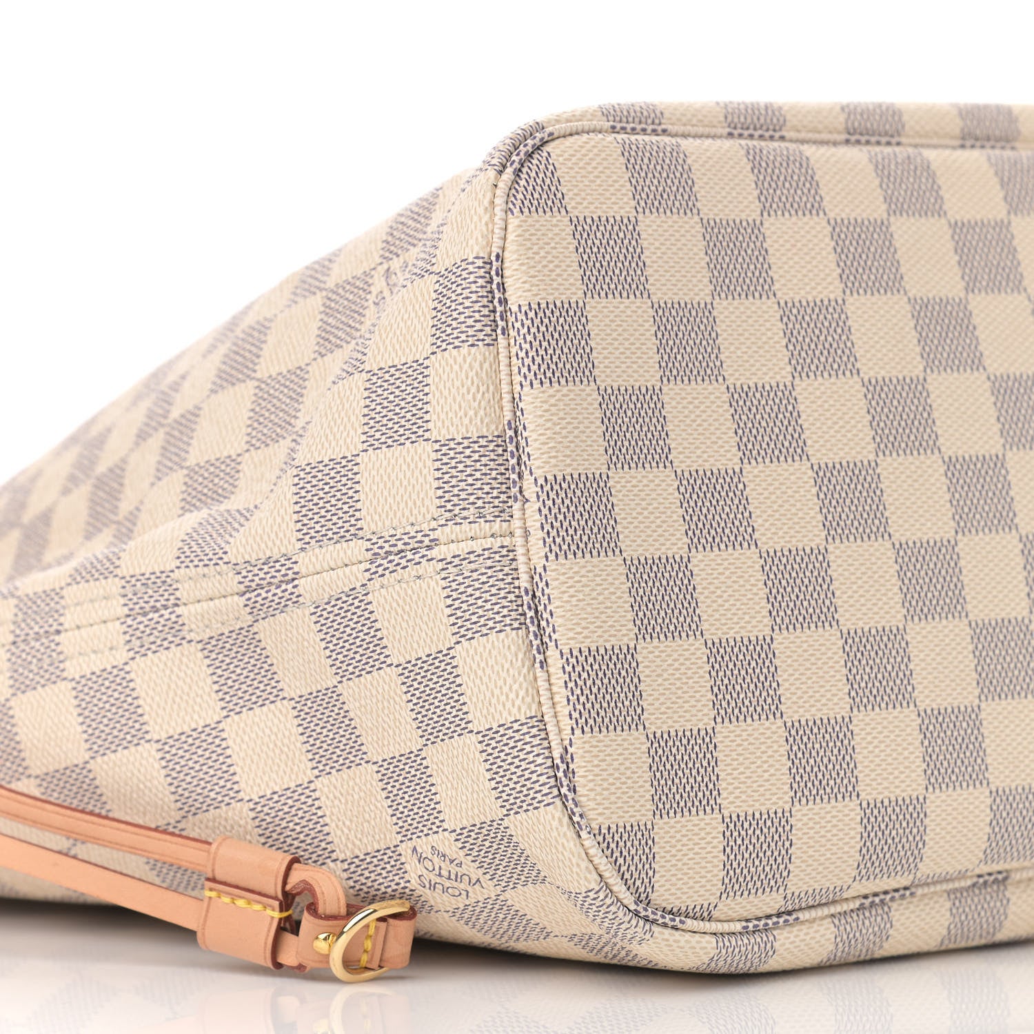 Louis Vuitton Damier Azur Neo Neverfull MM Rose Ballerine 10 of 12
