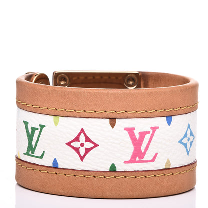 Louis Vuitton Monogram Multicolor S Lock Bracelet White 3 of 7